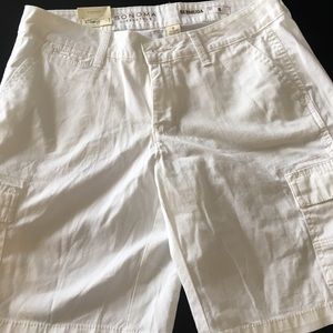 Sonoma white Bermuda shorts NWT